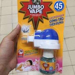 Bộ máy xông đuỗi muỗi JUMBO VAPE