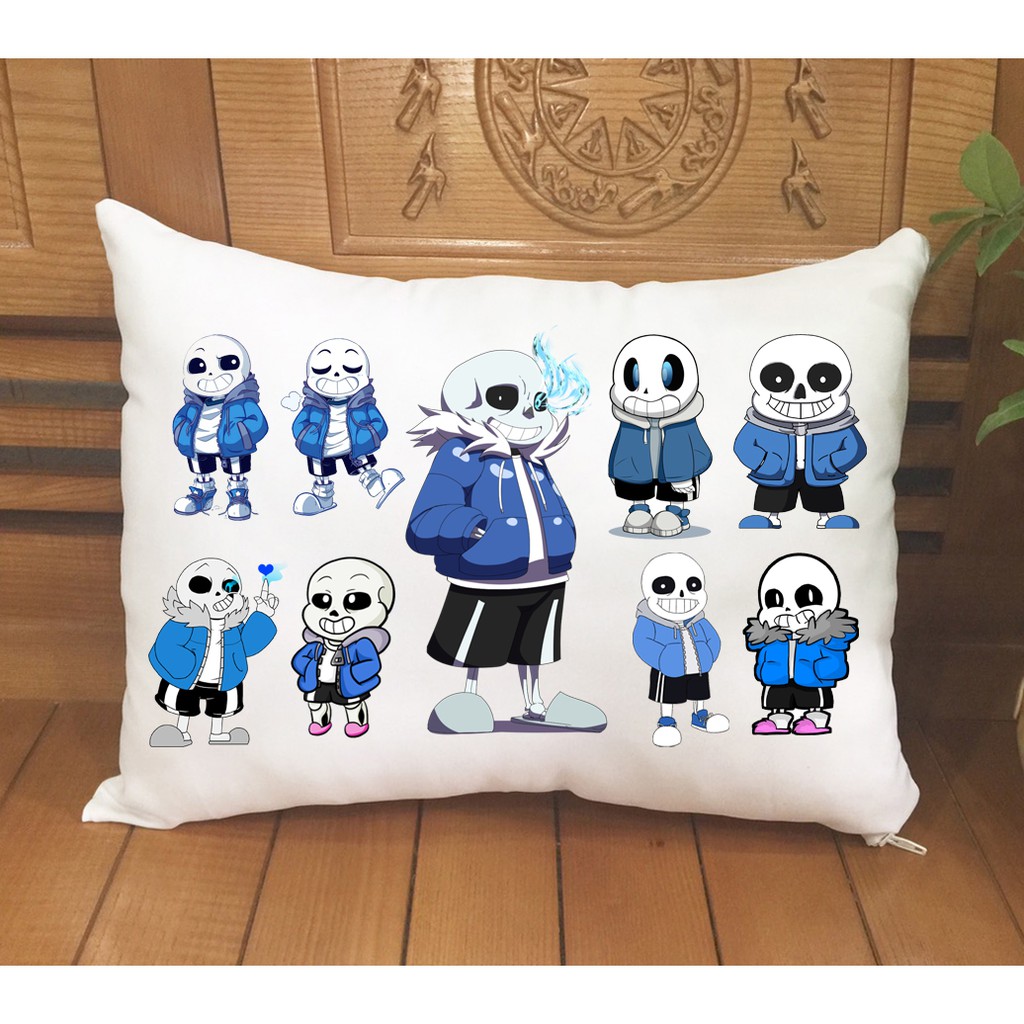 Gối ôm gối ngủ sans Undertale