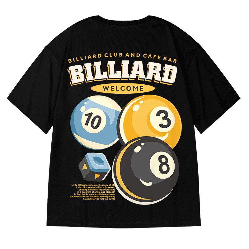 Áo Thun Ngắn Tay Dáng Rộng In Hoạt Hình Kiểu Hàn Quốc Cá Tính Cho Nam M-8Xl