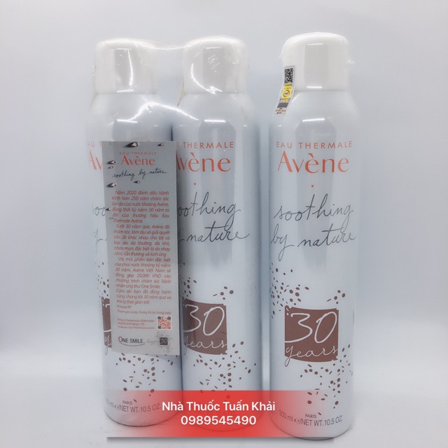 Avene Thermal Spring Water- xịt khoáng avene bảo vệ da- cố định lớp trang điểm- Bot 50-150-300ml