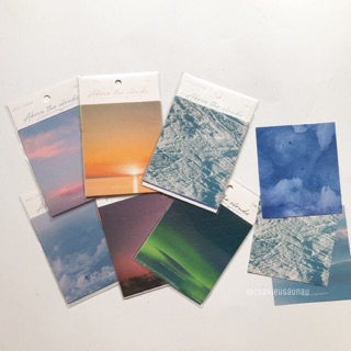 Round sticker Above the clouds