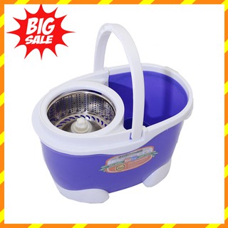 ( Tặng 1 Bông Lau ) Thùng Lau Nhà MegaHome X3, Bộ Lau Nhà 360 độ siêu bền