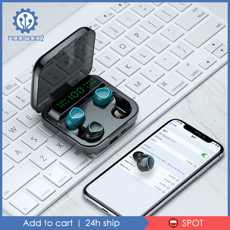 ✨Hàng sẵn sàng✨M22 Wireless Bluetooth 5.1 Headset Sweatproof Headset For Gym Work Sport