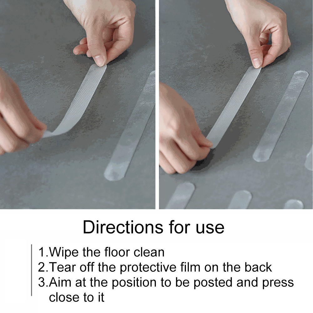 6 Cuộn Băng Dính Trong Suốt Chống Trượt Cho Nhà Tắm