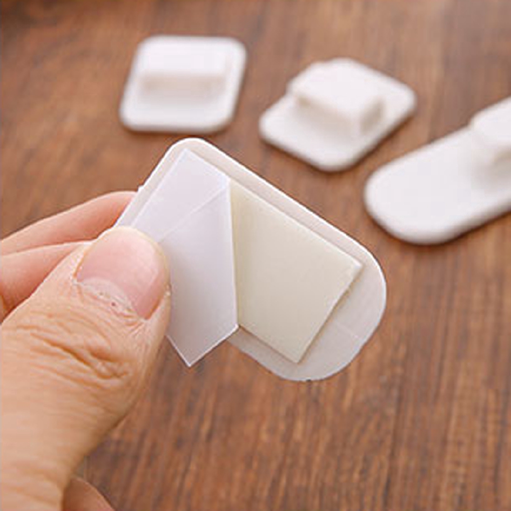 Bộ 2 set 4 móc dán tường treo điều khiển từ xa cao cấp tiện dụng
