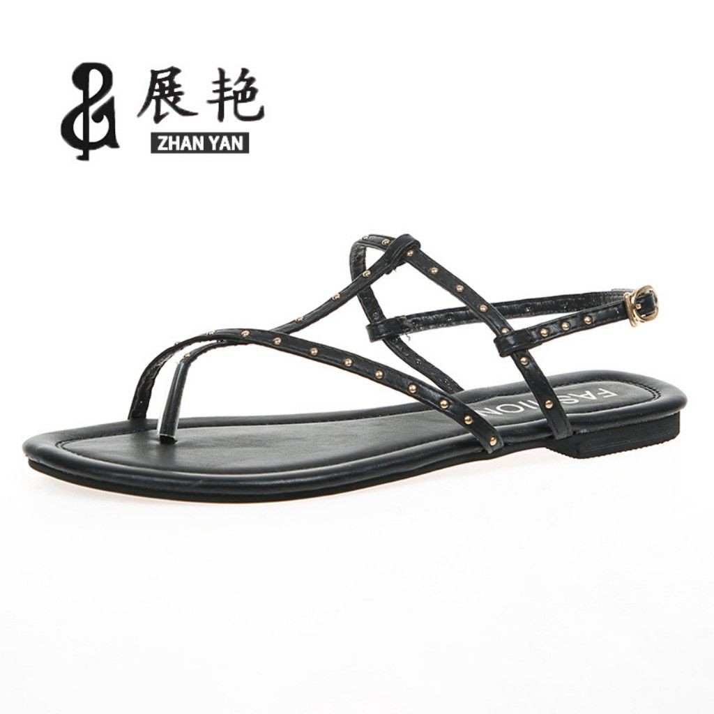 [ORDER] Sandal T18 quai mảnh đinh tán thời trang Ảnh thật