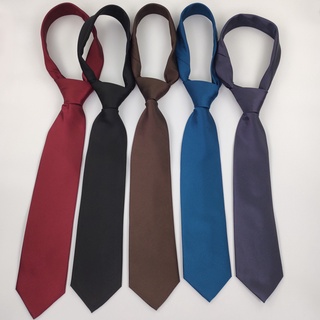 Cà Vạt 8cm Màu Xanh Đen/Xám/Xanh Dương Cho Nam