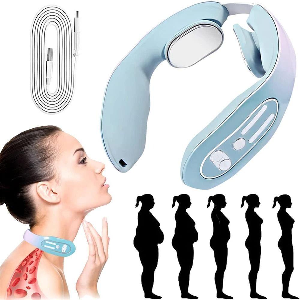 Máy Massage Cổ 4 Mức Độ Xung Điện 12 Chế Độ