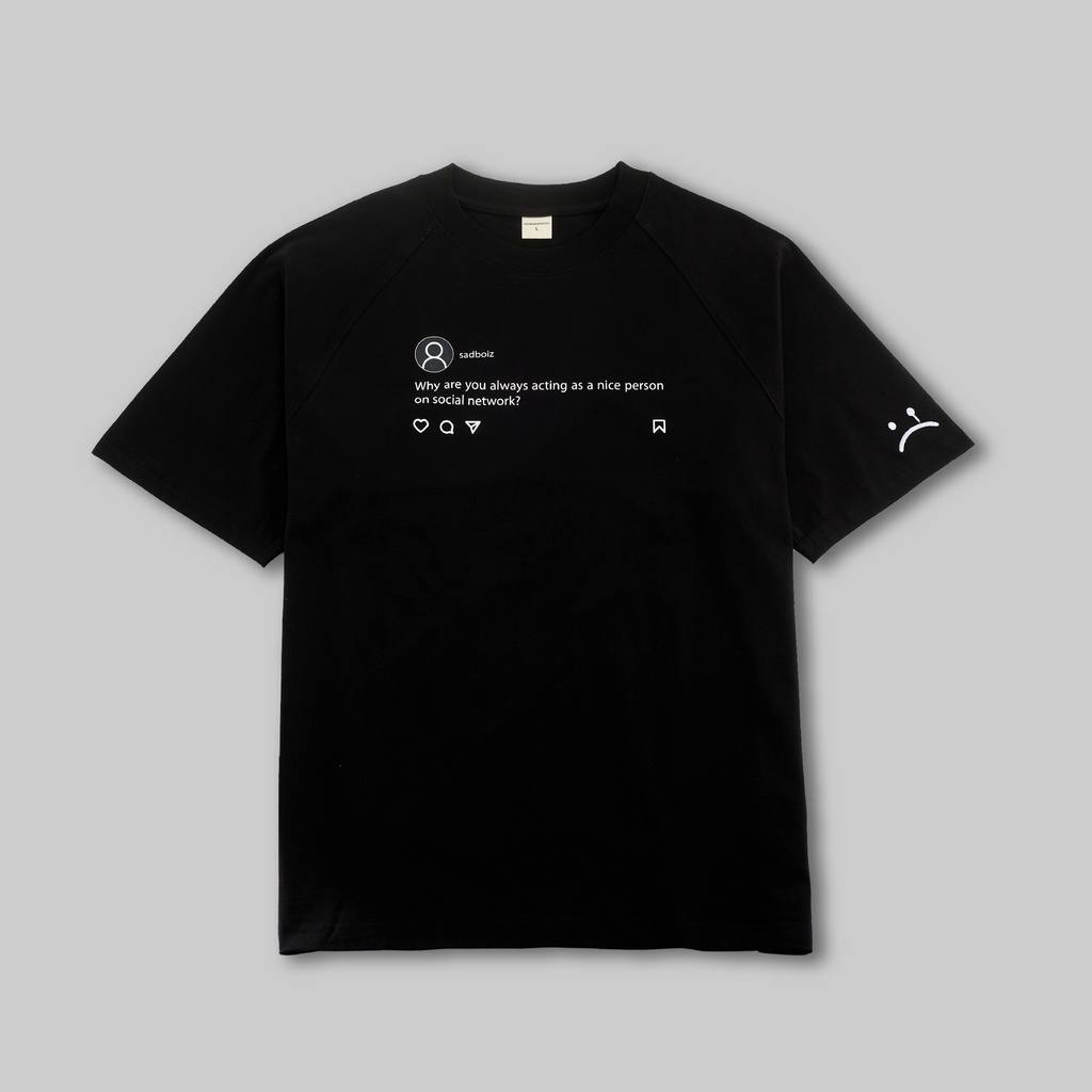 Áo thun SADBOIZ SADTAGRAM ❄️ SADBOIZ Chính hãng, hàng có sẵn. Mua kèm Deal Sock túi Tote Sadboiz. | BigBuy360 - bigbuy360.vn