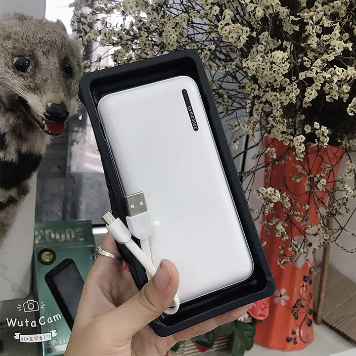 Pin dự phòng Remax WK WP-117 Herze 20000mAh 2 cổng USB