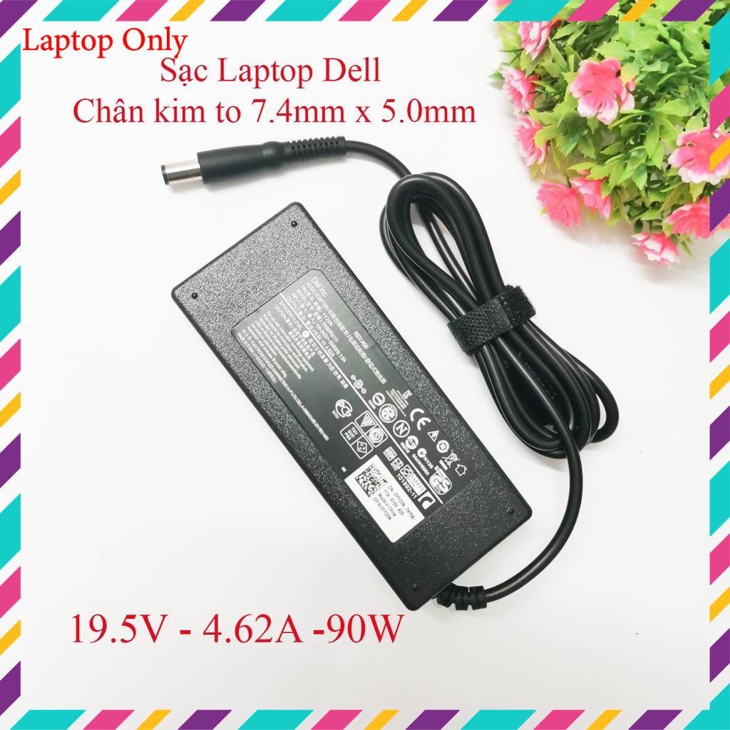 Sạc Laptop Dell chân kim to/chân kim nhỏ Chính hãng 19.5v-4.62a-90w/ 19.5v-3.34a-65w adapter dell