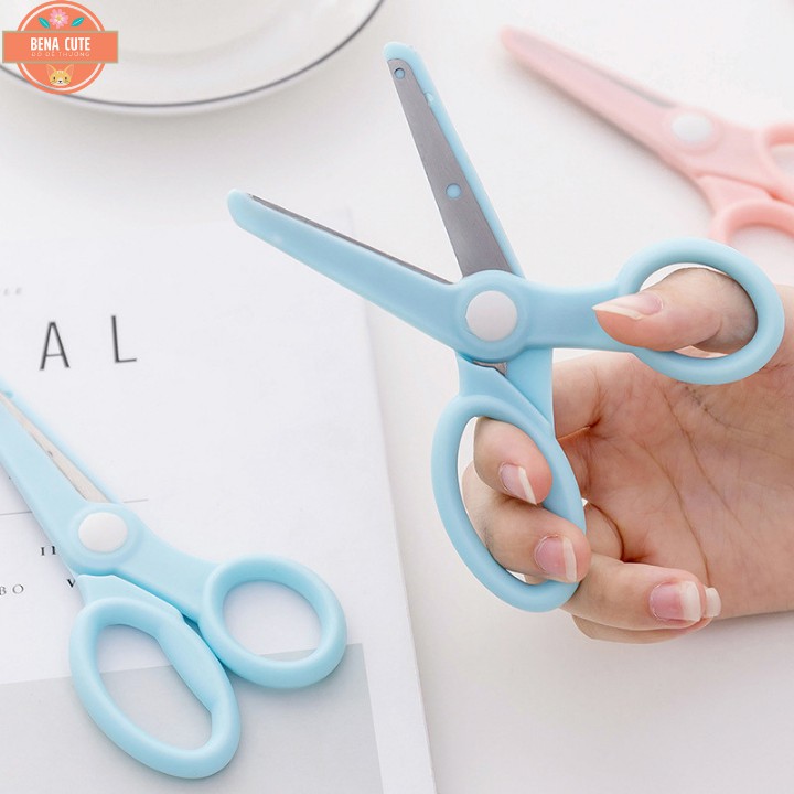 Kéo cắt giấy thiết kế an toàn - kéo cắt thủ công học sinh