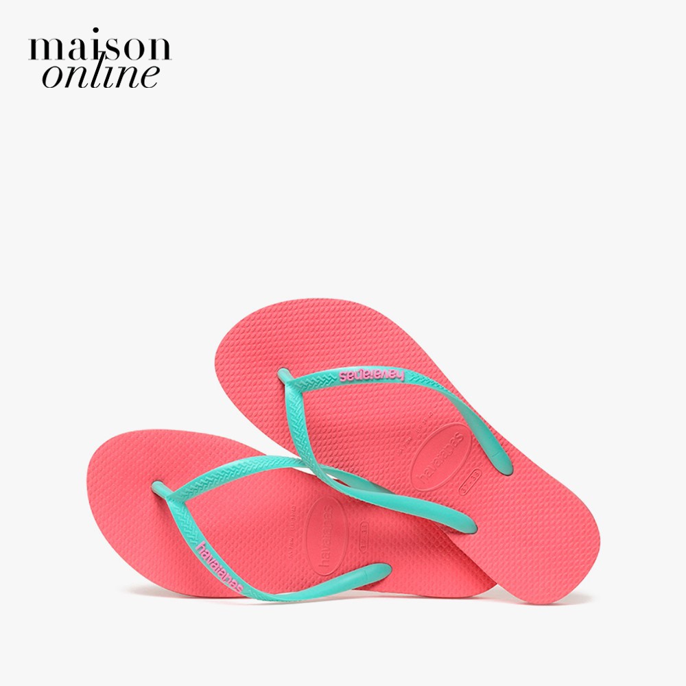 [Mã WABRWS giảm 15% đơn 150K] HAVAIANAS - Dép nữ Slim Logo Pop Up 4119787-7681