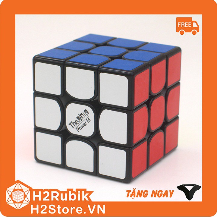 RUBIK 3x3 QIYI VALK 3 POWER M Viền Đen - Có Nam Châm Sẵn Cao Cấp