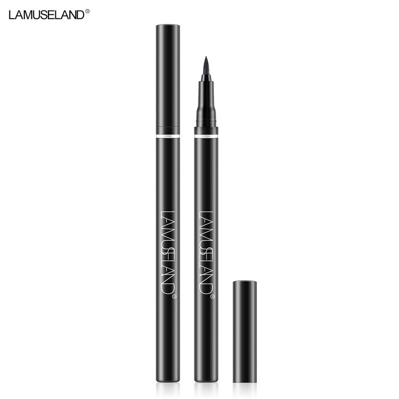Bút kẻ mắt dạng lỏng LAMUSELAND,Thích hợp cho người mới kẻ mắt,chống nước, giữ màu lâu,Bút kẻ mắt nước màu đen lâu trôi | BigBuy360 - bigbuy360.vn