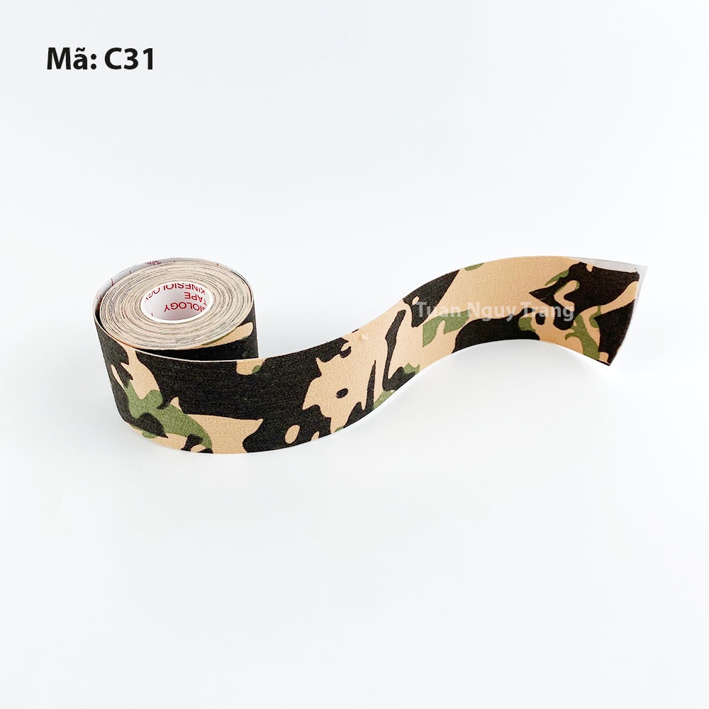 Băng keo vải nguỵ trang có dính dài 5 mét co dãn