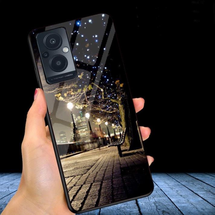 Ốp lưng kính chống bể Oppo Reno 7 5G , Reno 7 Z 5G (7Z), Reno 7 pro 5G, Reno 8 Z 5G (8Z) Ốp lưng thế hệ mới cao cấp
