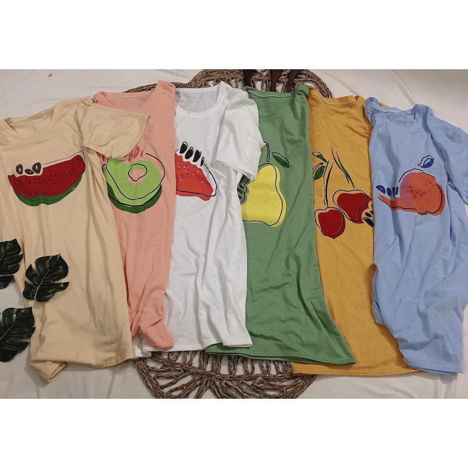 [CÓ ẢNH THẬT] Váy thun nữ hoa quả sẵn 6 màu chuẩn ảnh (Sỉ từ 5sp bát kỳ) | BigBuy360 - bigbuy360.vn