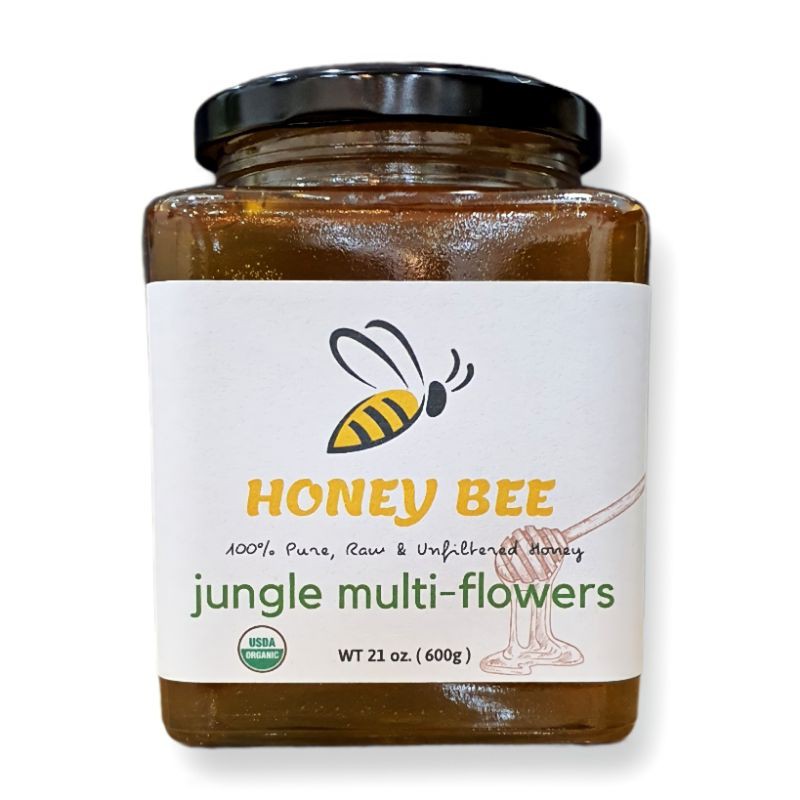Mật ong hoa rừng hữu cơ Honey Bee - Organic Honey Jungle Multi Flowers [ Légumes Vietnam ]
