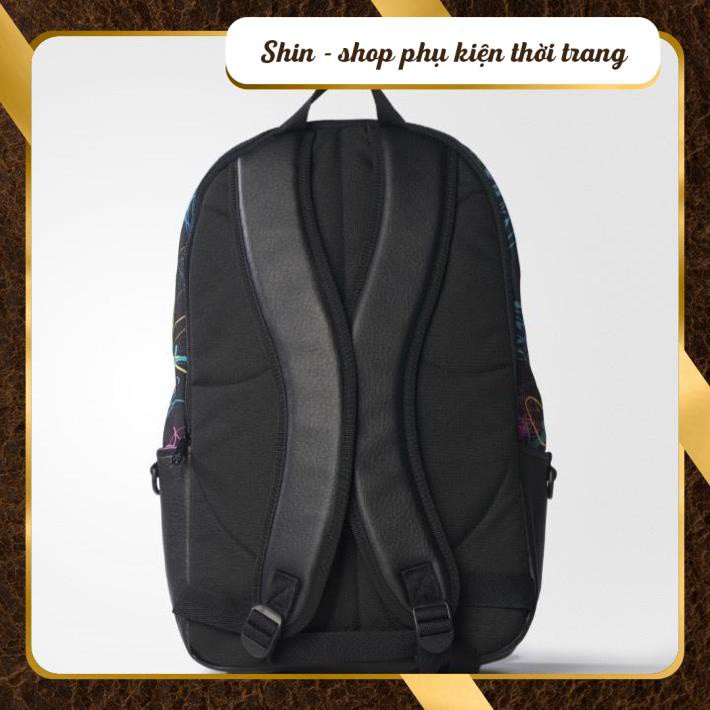 [người bán địa phương] Balo thể thao đi học du lịch 3 lá Unisex Originals Backpack Galaxy  Shin Shop Leather