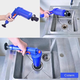 Dụng cụ thông tắc bồn cầu cống nước bằng khí nén súng thông bồn cầu bằng khí nén loại 3 lực mạnh