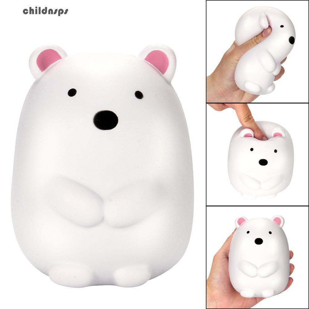 Đô ̀ chơi bo ́ p Squishy hi ̀ nh gâ ́ u dê ̃ thương giu ́ p gia ̉ m stress bán nghỉ