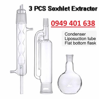 Bộ chưng cất , chiết soxhlet các cỡ