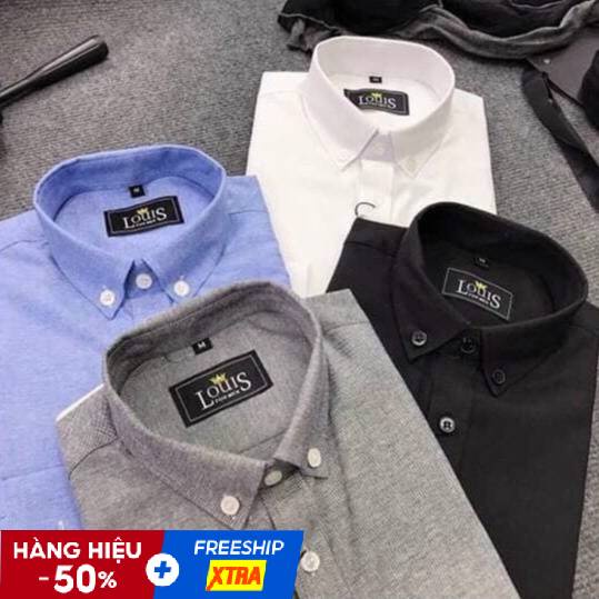 Áo Khoác Sơ Mi Nam Vải Cotton Nỉ Tay Dài Thời Trang