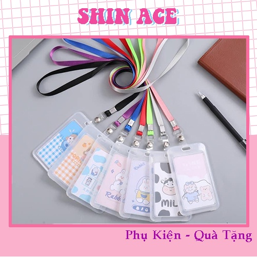Dây đeo thẻ tên học sinh/ sinh viên/ nhân viên văn phòng hàng đẹp - Áo đựng thẻ có dây đeo
