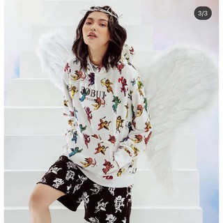 Áo khoác hoodie BOBUI thiên thần chuẩn REAL