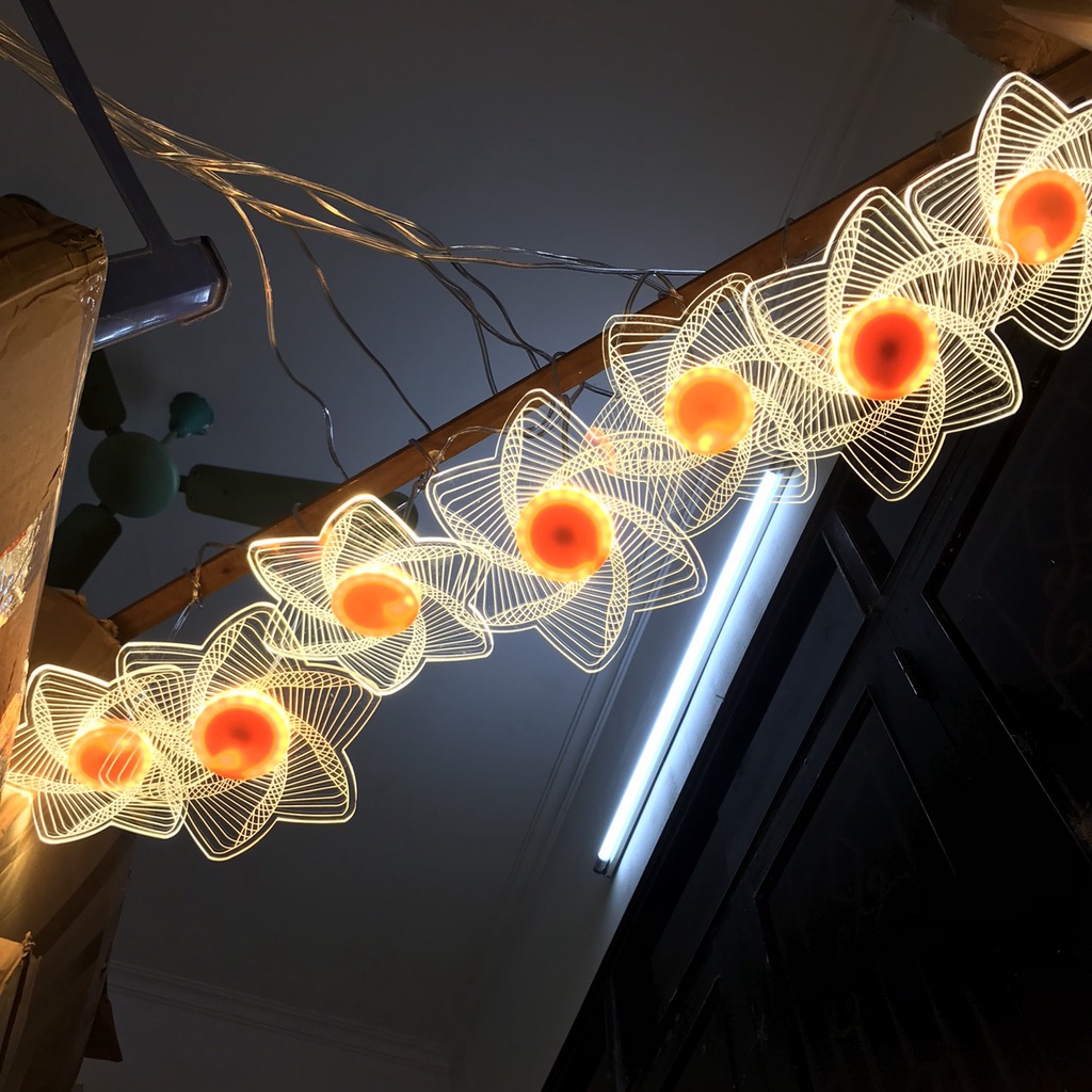 Đèn thả hoa 6 cánh