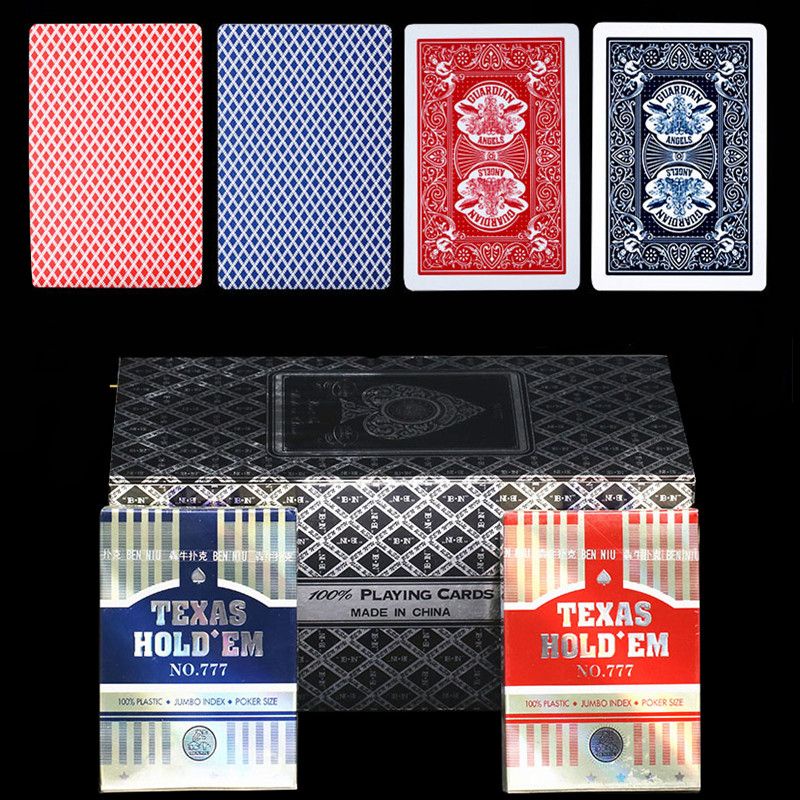 Bộ bài nhựa PVC Texas Holdem No.777 cao cấp cho Poker