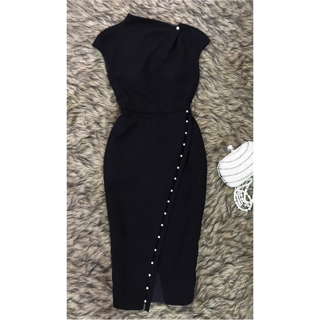 Váy body V836 đen - Đẹp Shop DVC (Kèm ảnh thật trải sàn do shop tự chụp) | BigBuy360 - bigbuy360.vn