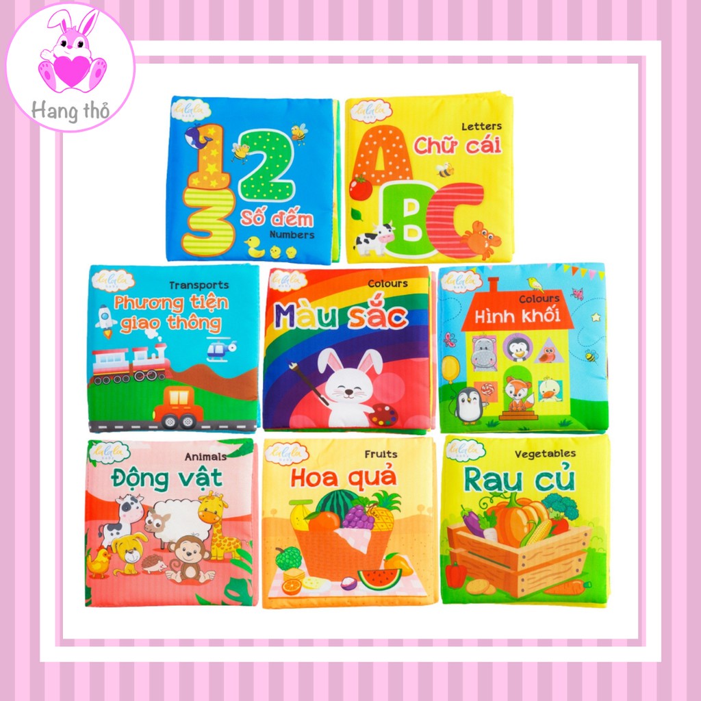 Bộ Sách Vải 8 Cuốn Theo Chủ Đề Bé Yêu Thích Nhất