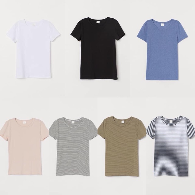 Áo thun H&M auth, newtag (có sẵn)