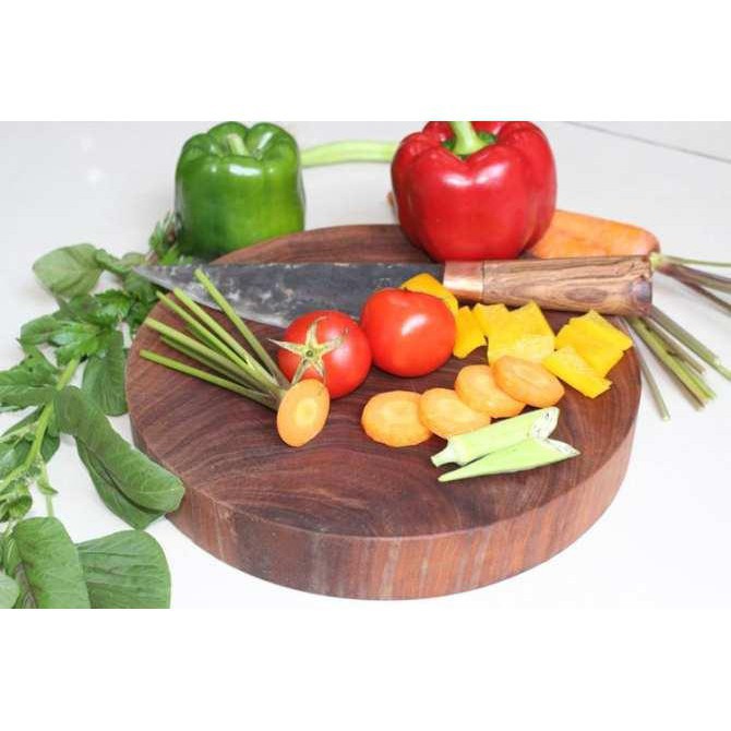 Mỹ Nghệ Bắc Ninh  Thớt Gỗ Nghiến Đường Kính 25cm