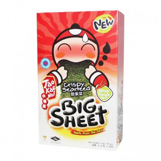 [FREESHIP 99K] 10 HỘP RONG BIỂN SẤY BIG SHEET VỊ CAY - TAOKAENOI