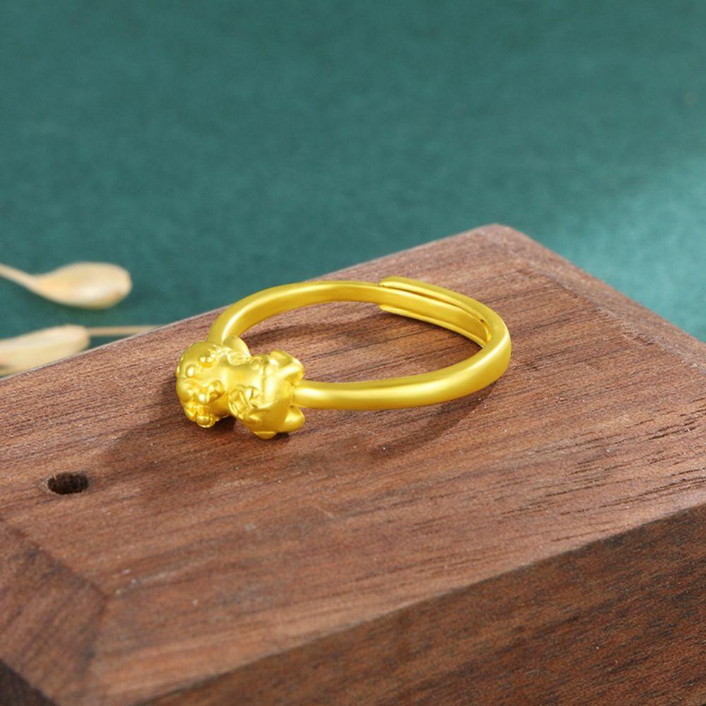 Cát MOCHO MOCHO Chất Lượng Cao|Nhẫn Hở May Mắn Có Thể Điều Chỉnh Phong Cách Punk Cá Tính Cho Nam