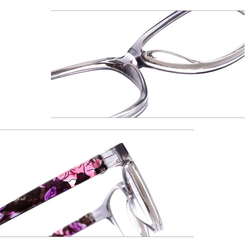 Kính Đọc Sách Bằng Nhựa HD Siêu Nhẹ In Họa Tiết Hoa Nhỏ Gọn Chống Bức Xạ