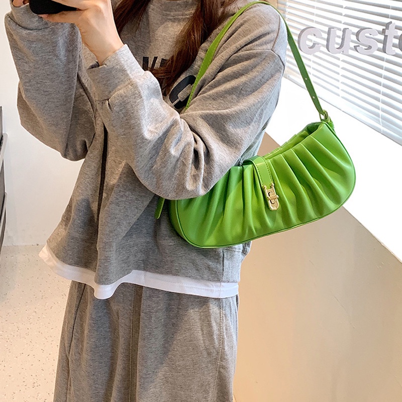 Túi Đeo Vai Màu Trơn Tùy Chỉnh Phong Cách Cổ Điển Thời Trang Cho Nữ