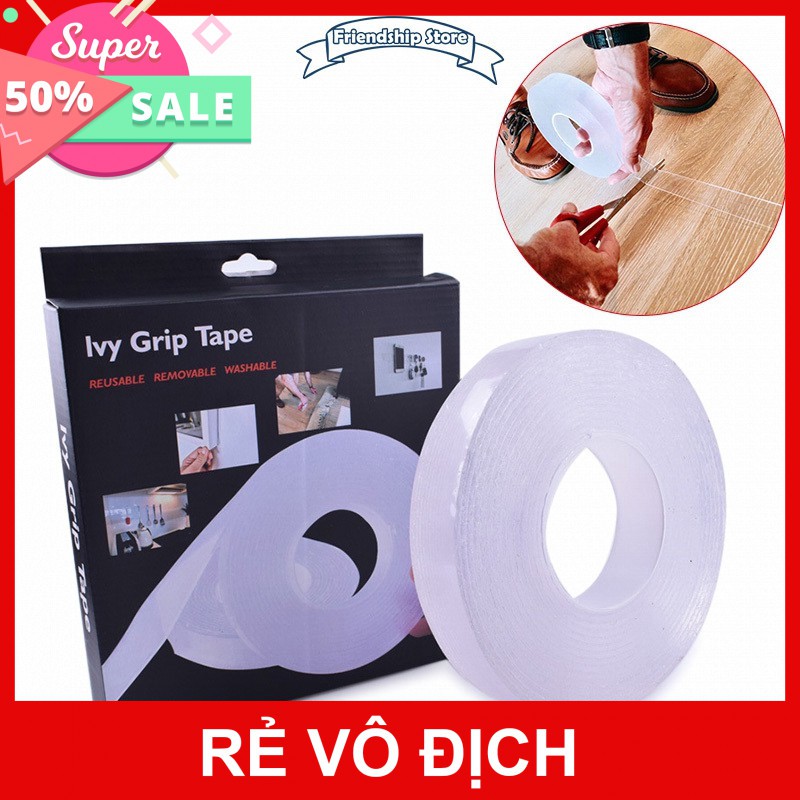 [Hot]-Băng dính 2 mặt trong suốt tiện dụng