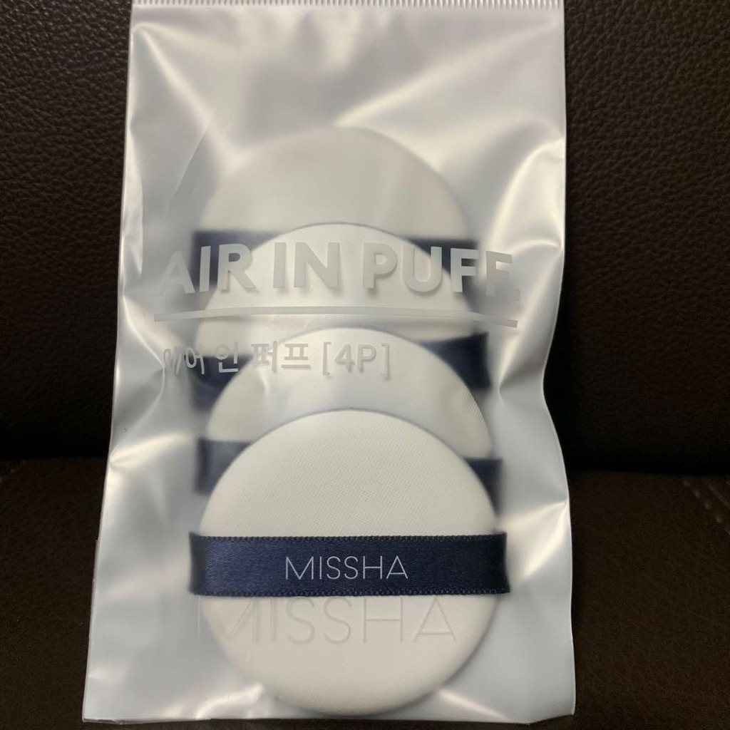 Bông Phấn Cushion Missha Air In Puff 4 Miếng