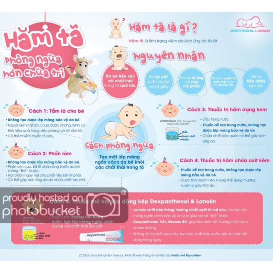 Kem hăm cho bé Bepanthen Balm - Bảo vệ da, tránh hăm tã, dưỡng ẩm cho da bé (Tuyp 30g)