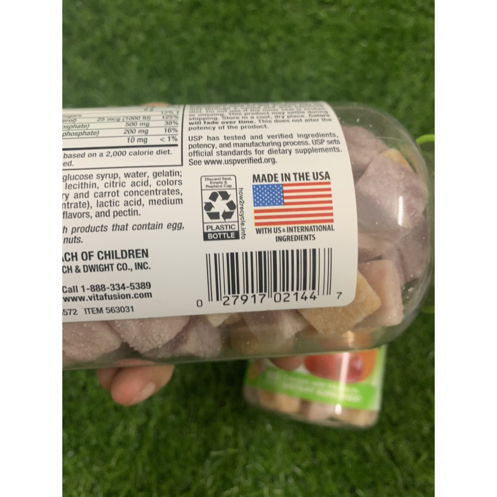 100 VIÊN KẸO DẺO BỔ SUNG CANXI VITAFUSION CALCIUM + D3 500MG CỦA MỸ | BigBuy360 - bigbuy360.vn