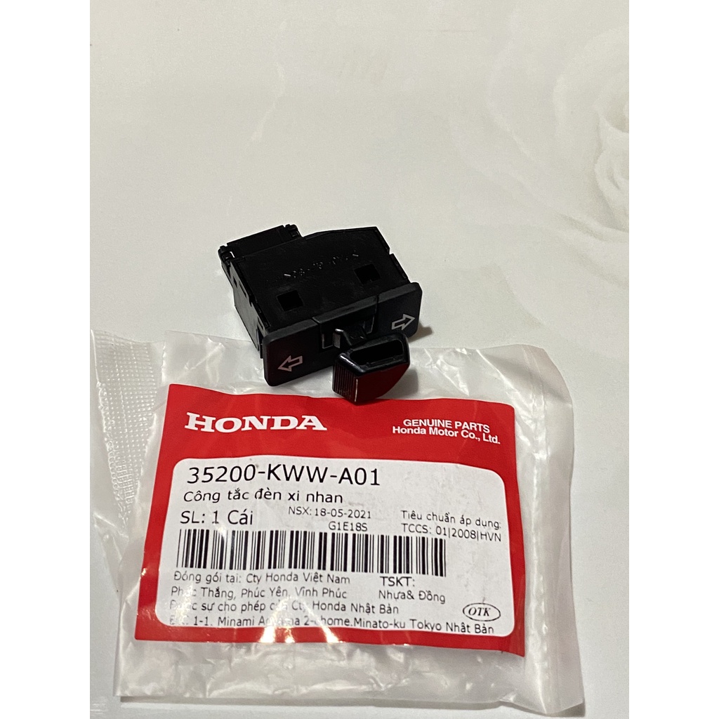 Công tắc đèn xi nhan HONDA WAVE A110, S100, RS110, RSX110, FUTURE X và một số dòng xe khác.