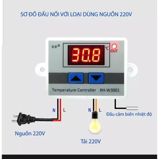 Bộ điều khiển nhiệt độ xh w3001
