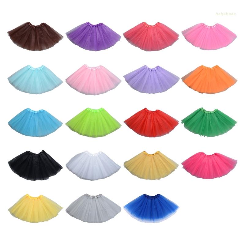 Chân Váy Lưới Tutu Múa Ba Lê Co Giãn Cho Bé Gái