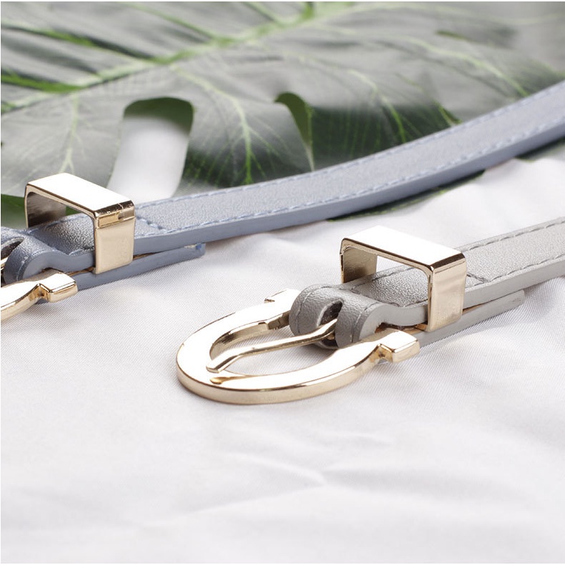 Thắt lưng Haimeikang bản nhỏ màu kẹo thời trang cho nữ