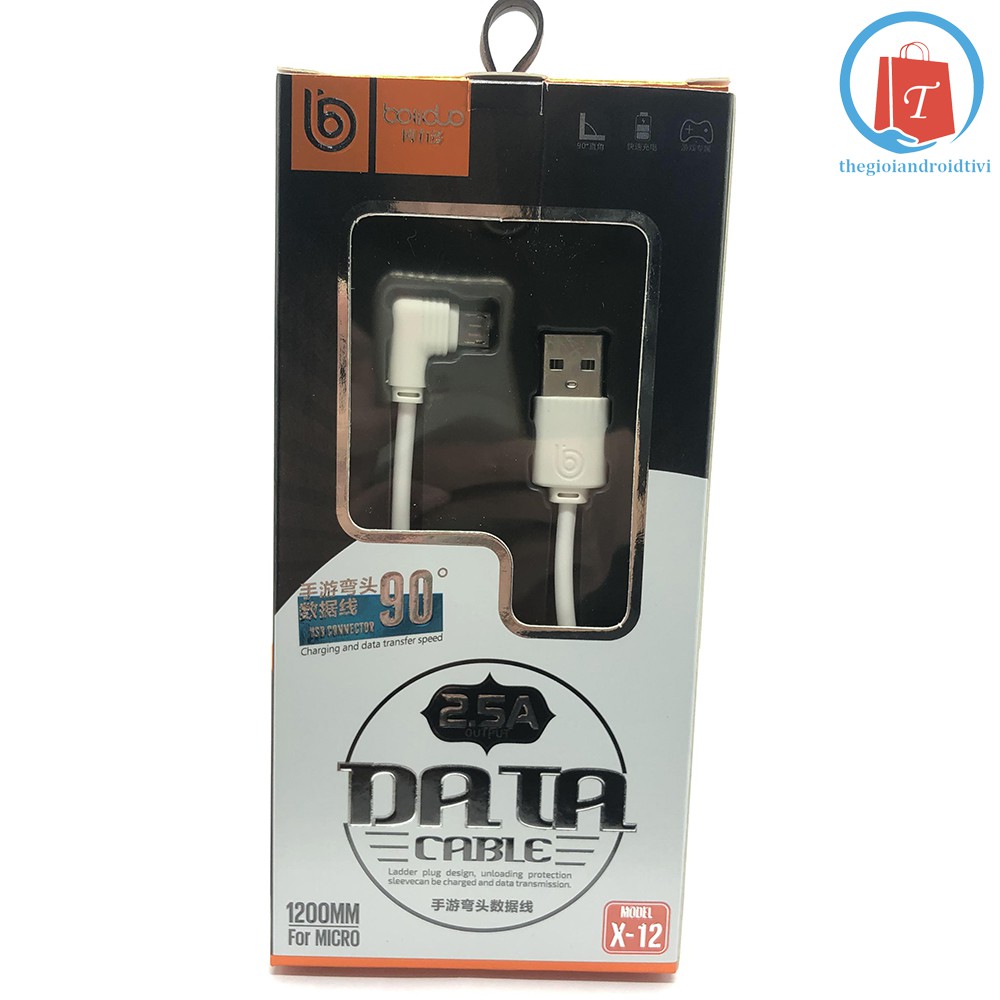 Cáp Sạc Game Thủ Lightning Boliduo X-12