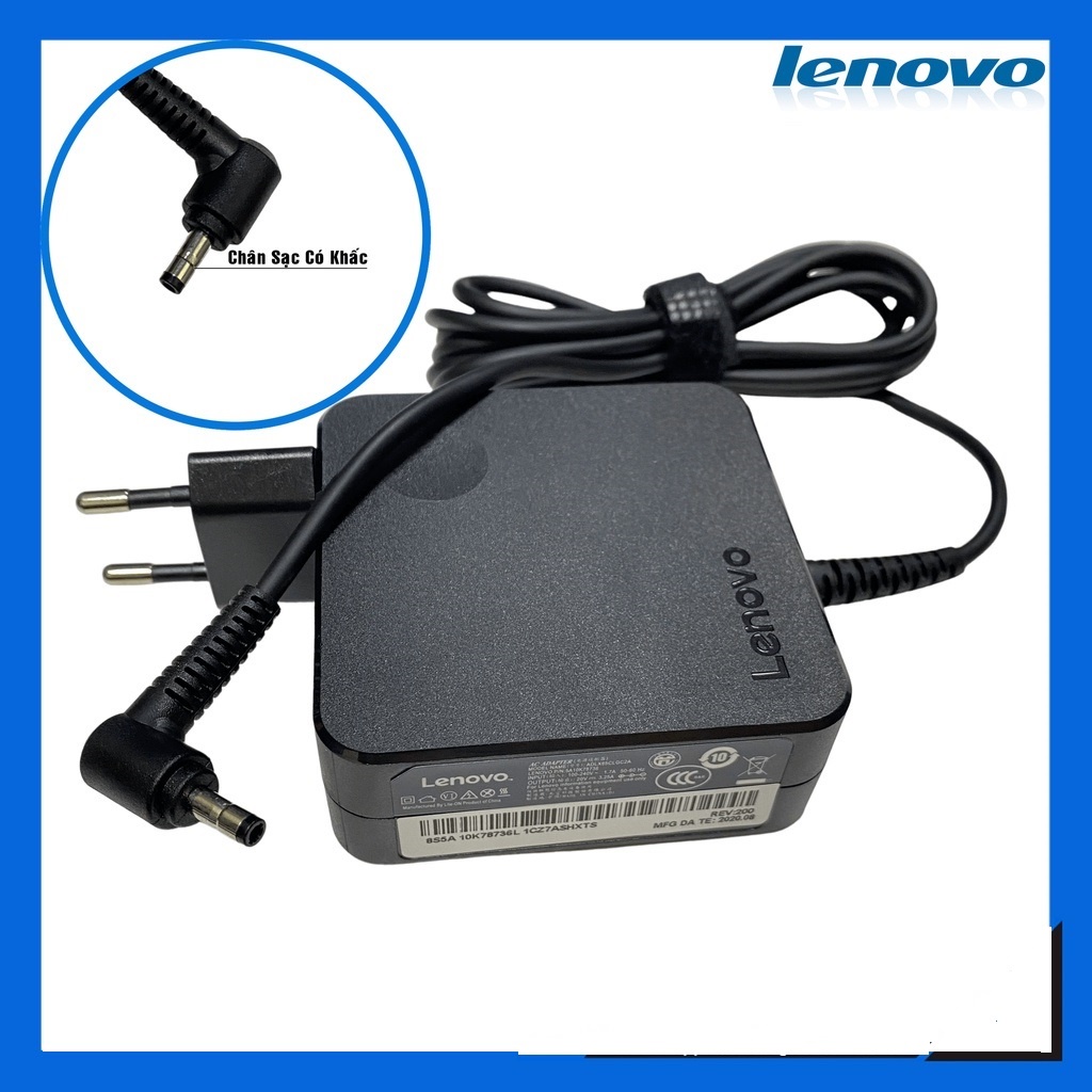 Sạc Laptop Lenovo 20V- 2.25A / 20V - 3.25A Chân Nhỏ / Chân Vuông - Sạc Lenovo Chân Vuông-USB